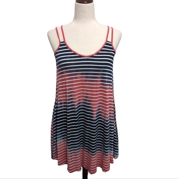 Boat House Beachwear Dresses & Skirts - Summer Dress Striped XS Pink Coral Navy Blue